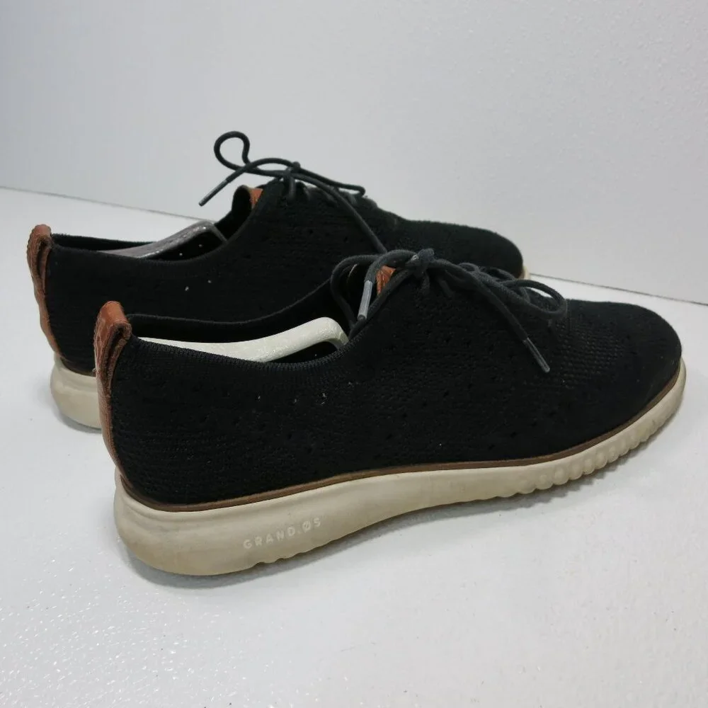 Cole Haan 2.ZERØ GRAND Laser Wingtip Oxfords Fabric Casual Footwear Sz 10.5 M - Picture 4 of 7